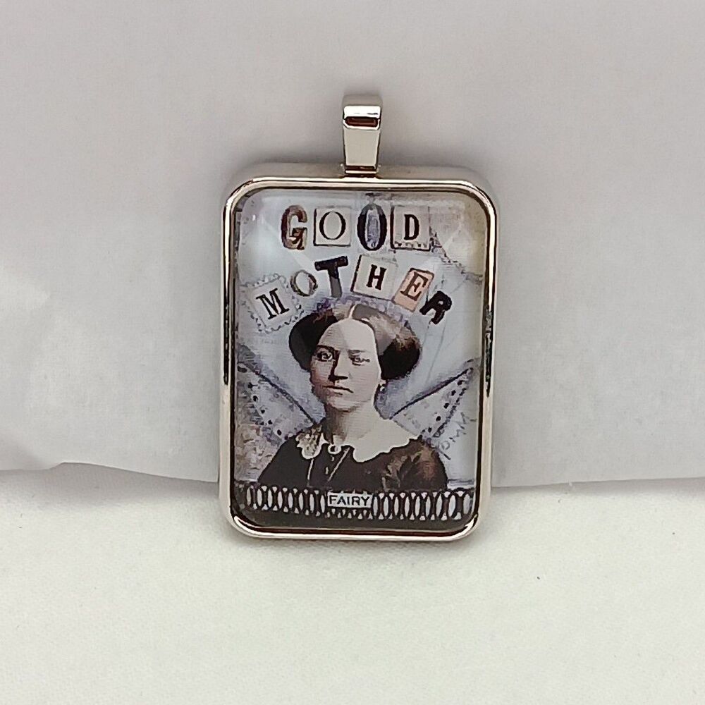 Sally Jean Pendant 2 Sided Motivational Charm Good Mother Fairy